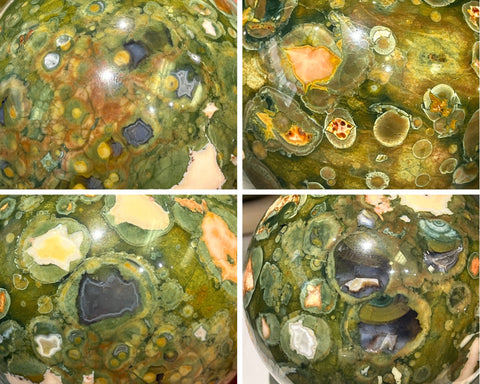 Rainforest Rhyolite inclusions closeup