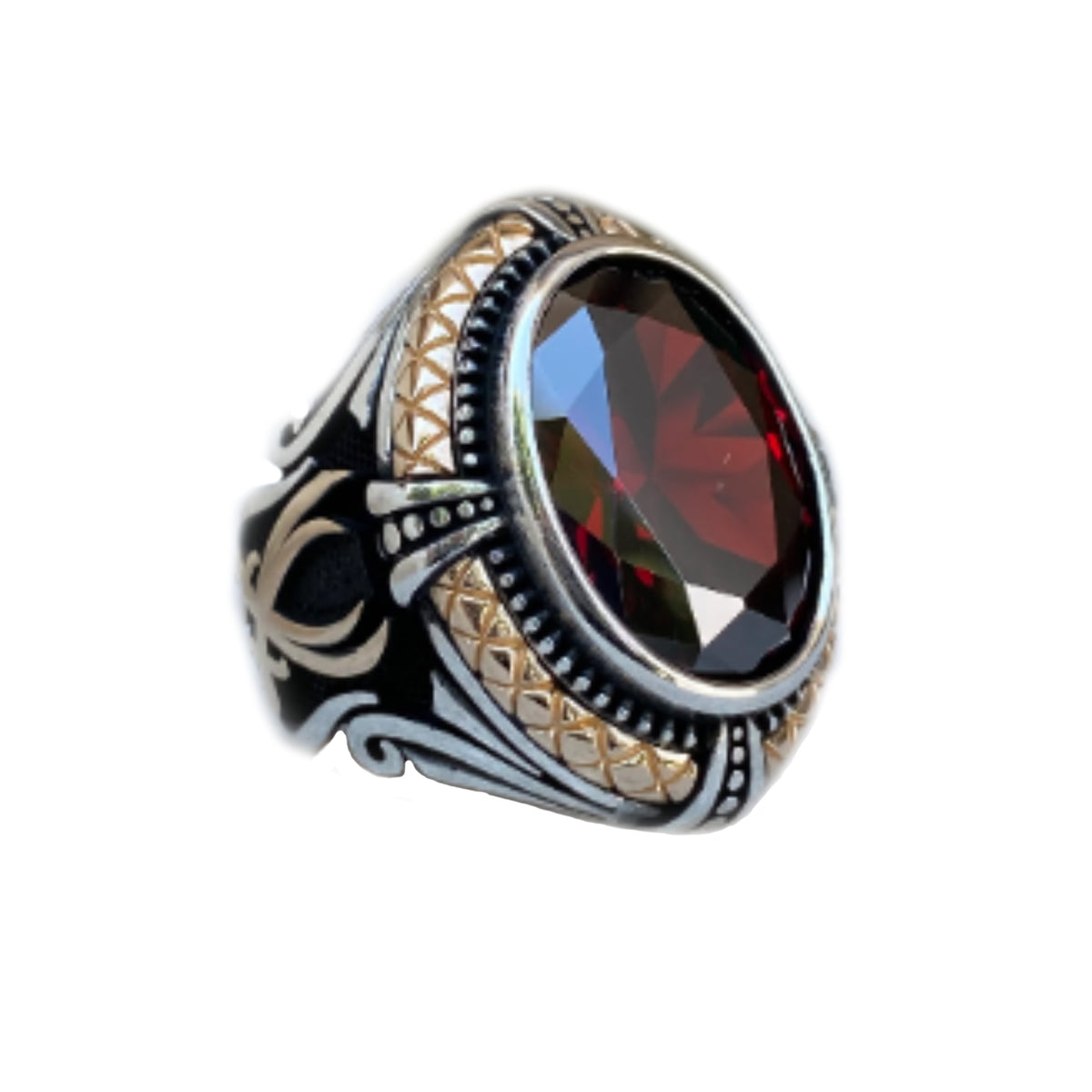 Ruby Sapphire Stone Sterling Silver Ring – Curbside Jewelry
