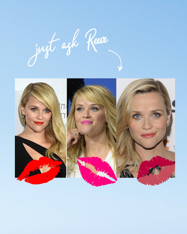 Reece Witherspoon bright lips