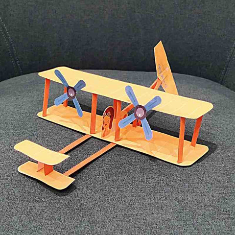 Paper adventures print at home 20 family activities for half term - wright brothers plane model