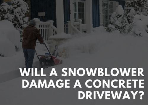 Will A Snowblower Damage A Concrete Driveway Heattrak