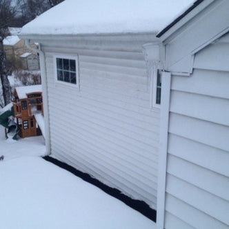 Zev saves his home from leaking after the snow