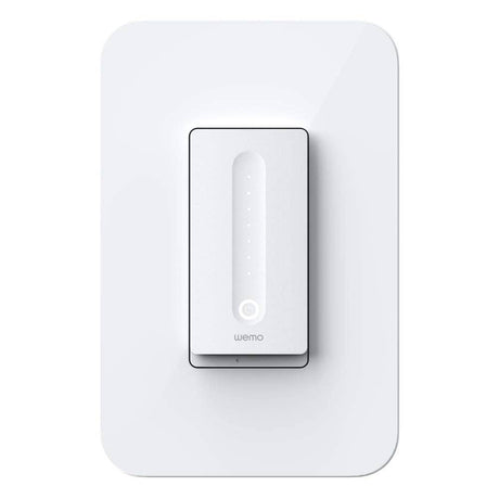 meross Interruptor de atenuación inteligente de un solo polo, interruptor  de luz WiFi inteligente para LED regulable, compatible con Alexa, Google
