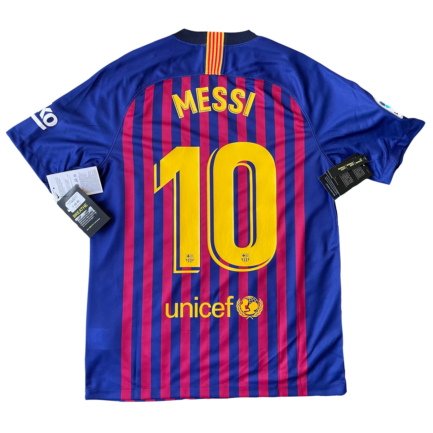 2018-2019 FC camiseta local #10 Messi (S) – Football and Shirts
