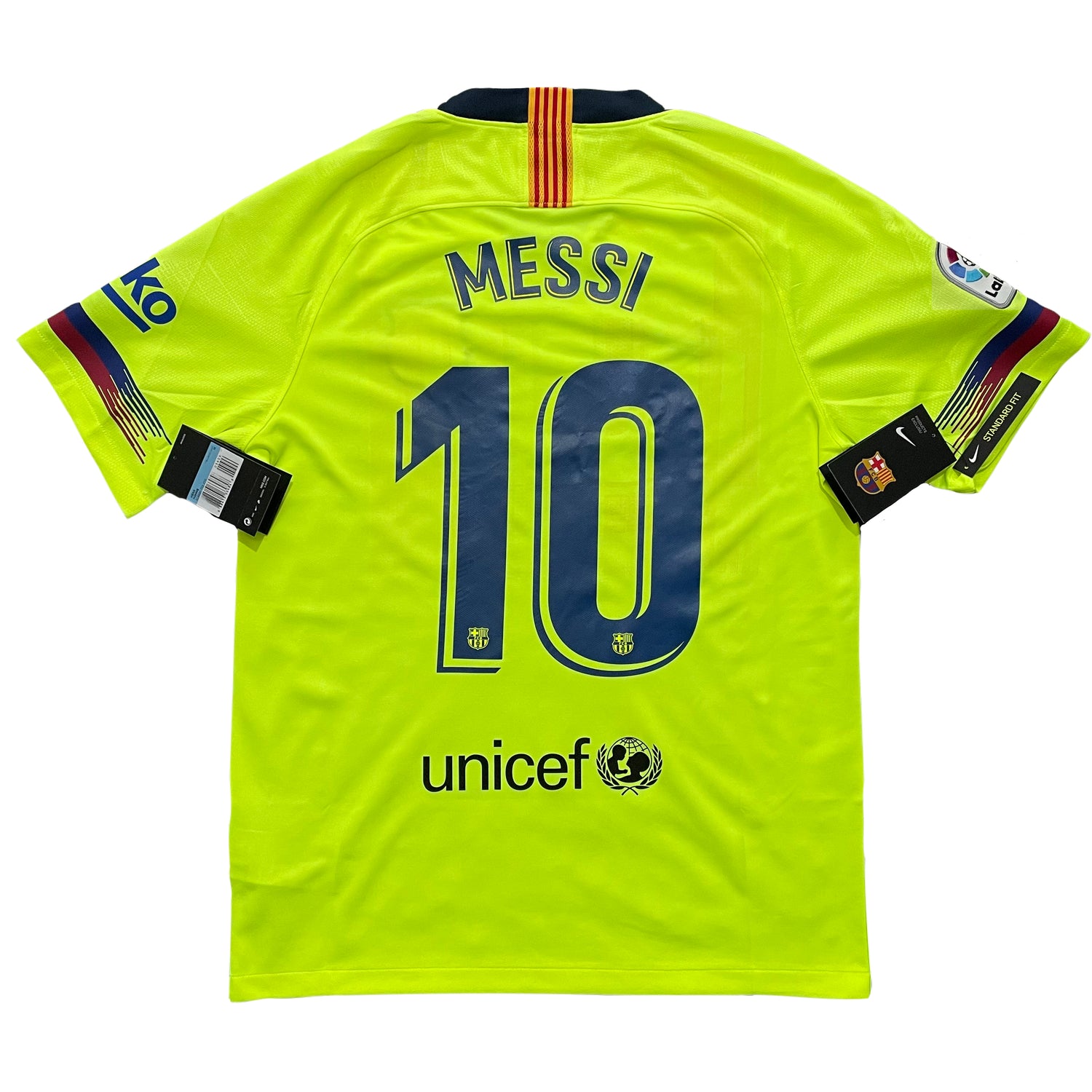 Repetirse Distraer Credo 2018-2019 FC Barcelona camiseta visitante #10 Messi (M) – Football and  Shirts