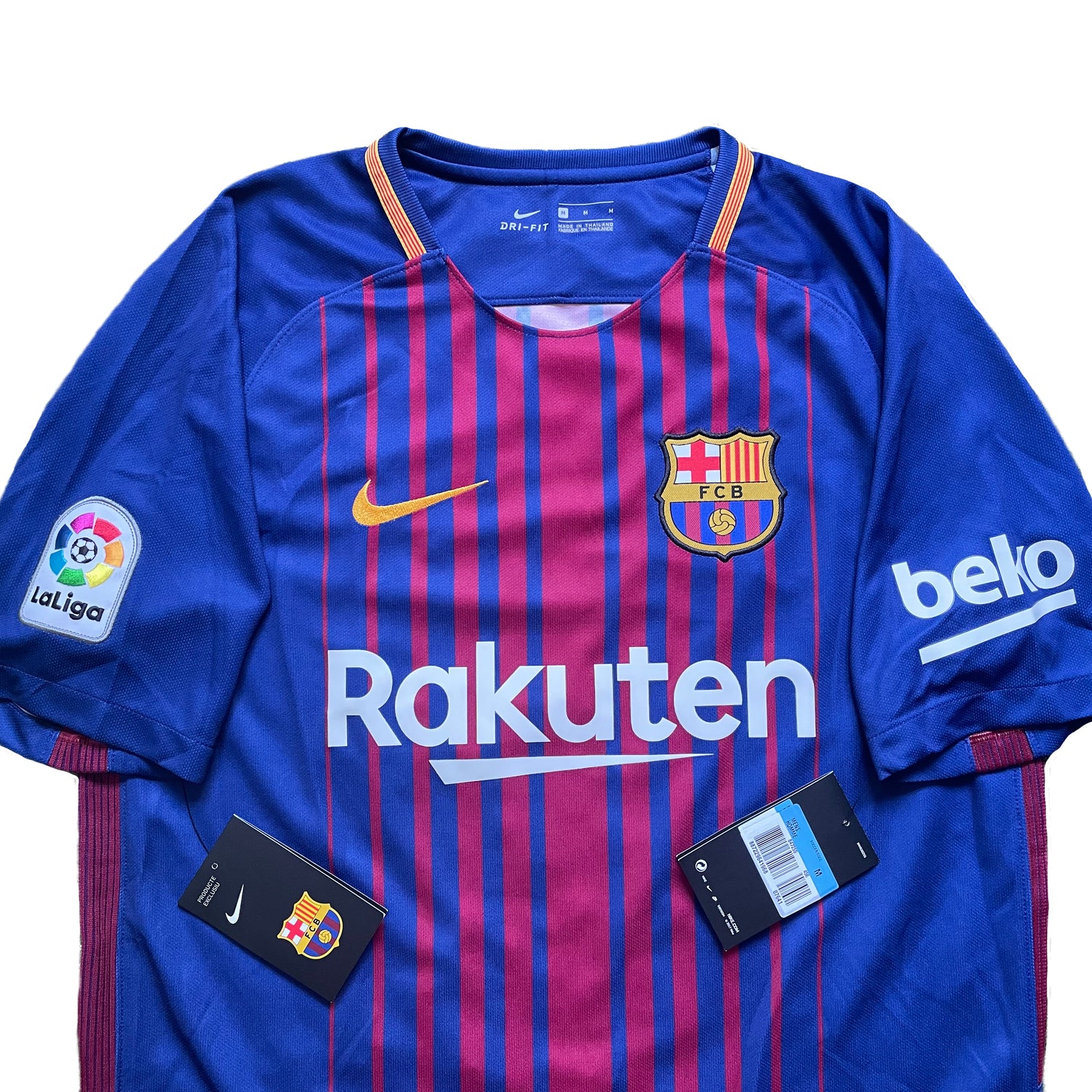 verkoudheid Rustiek herder 2017-2018 FC Barcelona home shirt (M) – Football and Shirts