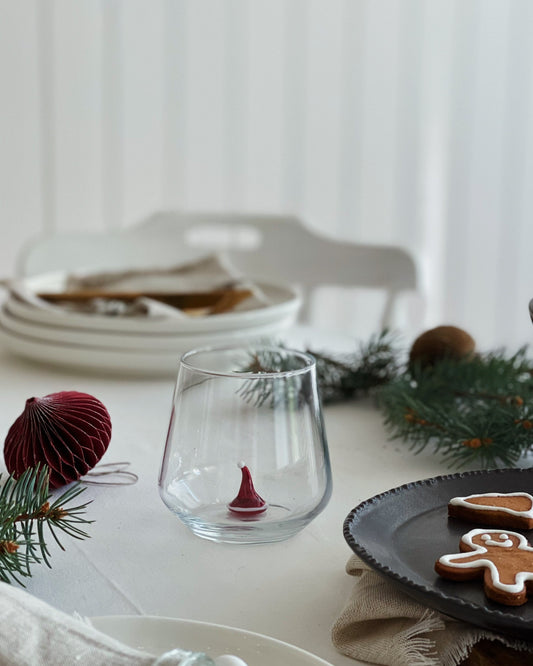 Water Cup With Handmade Gingerbread Man Figure, Décor, Christmas Drinking  Glasses, Glassware Set, Cute Little Gifts - Yahoo Shopping