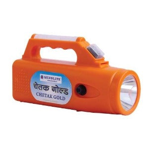 vikram gold solar led rechargeable torch