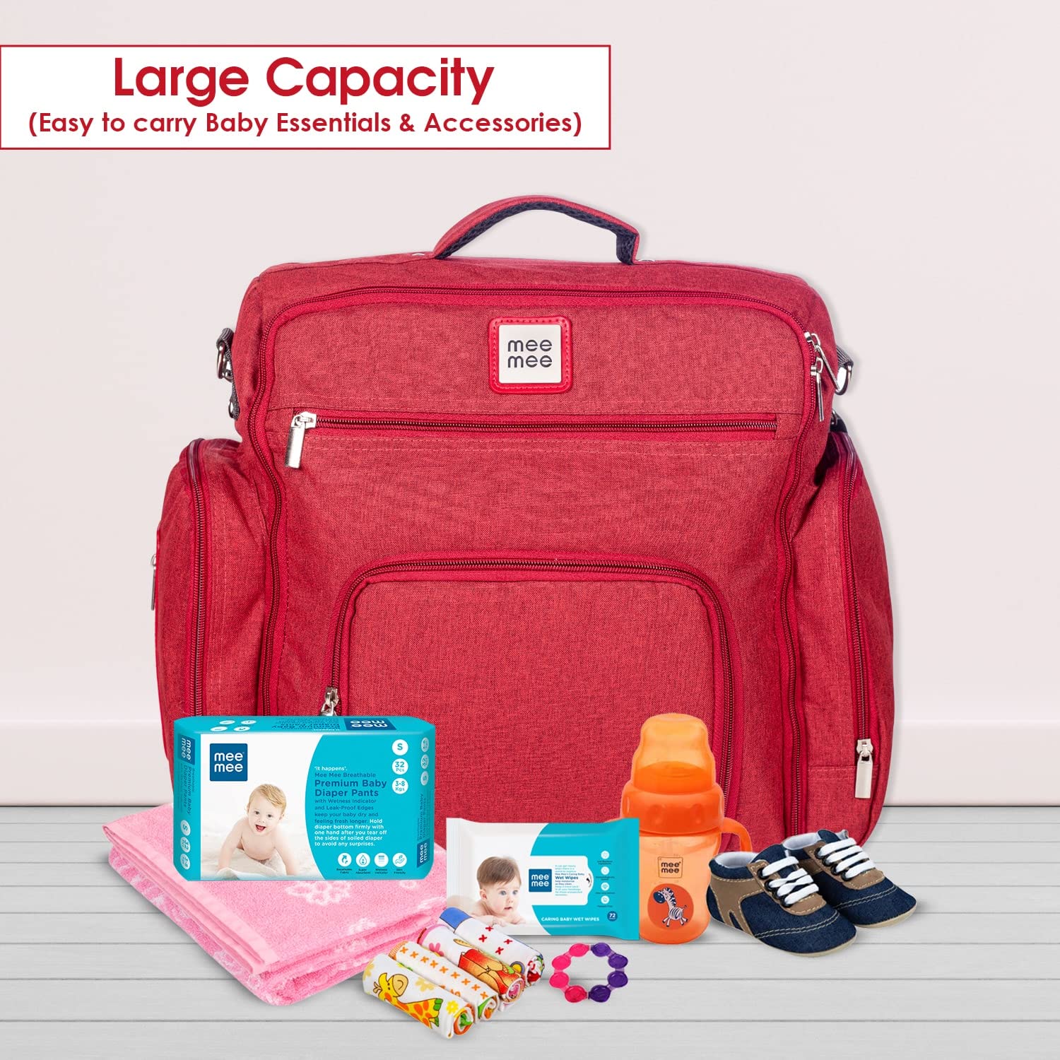 mee mee multipurpose diaper bag