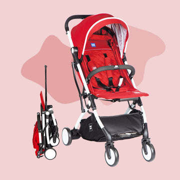 Baby Stroller with Compact Folding - Airport Friendly
