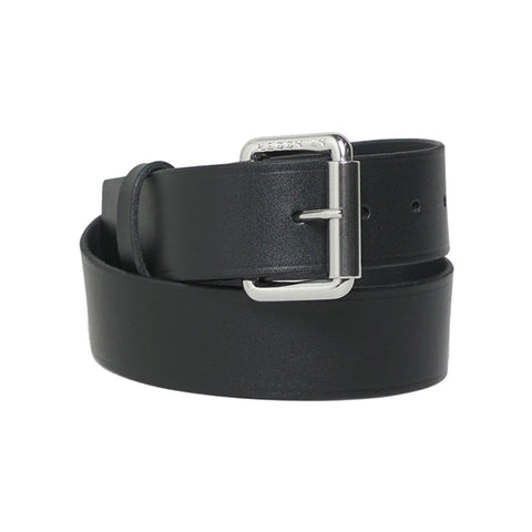 Leather Belt Wide Black
