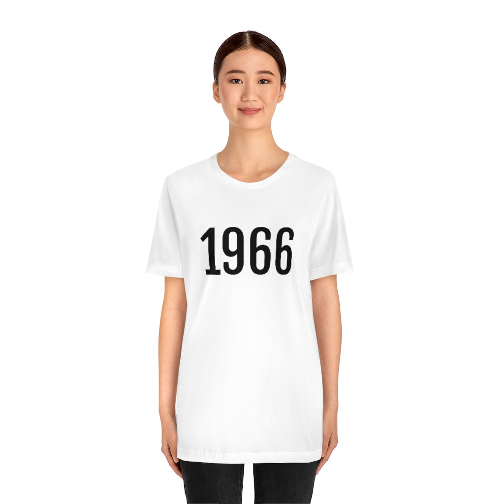Number 1966 T-Shirt | 1966 Numbered Shirt T-Shirt PetrovaDesigns Cotton Crew neck DTG Men's Clothing Mother’s Day promotion numerology gifts Regular fit T-shirts tshirts gift ideas Unisex Women's Clothing