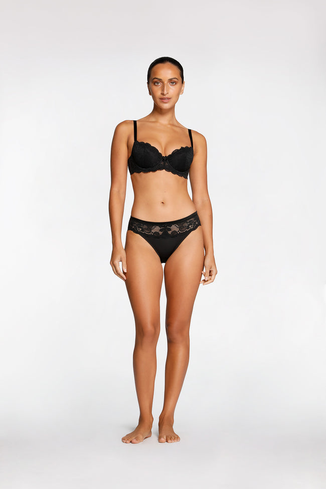 Intimo Lingerie - Anika Miracle Contour Bra, paired with the Anika High  Brief.