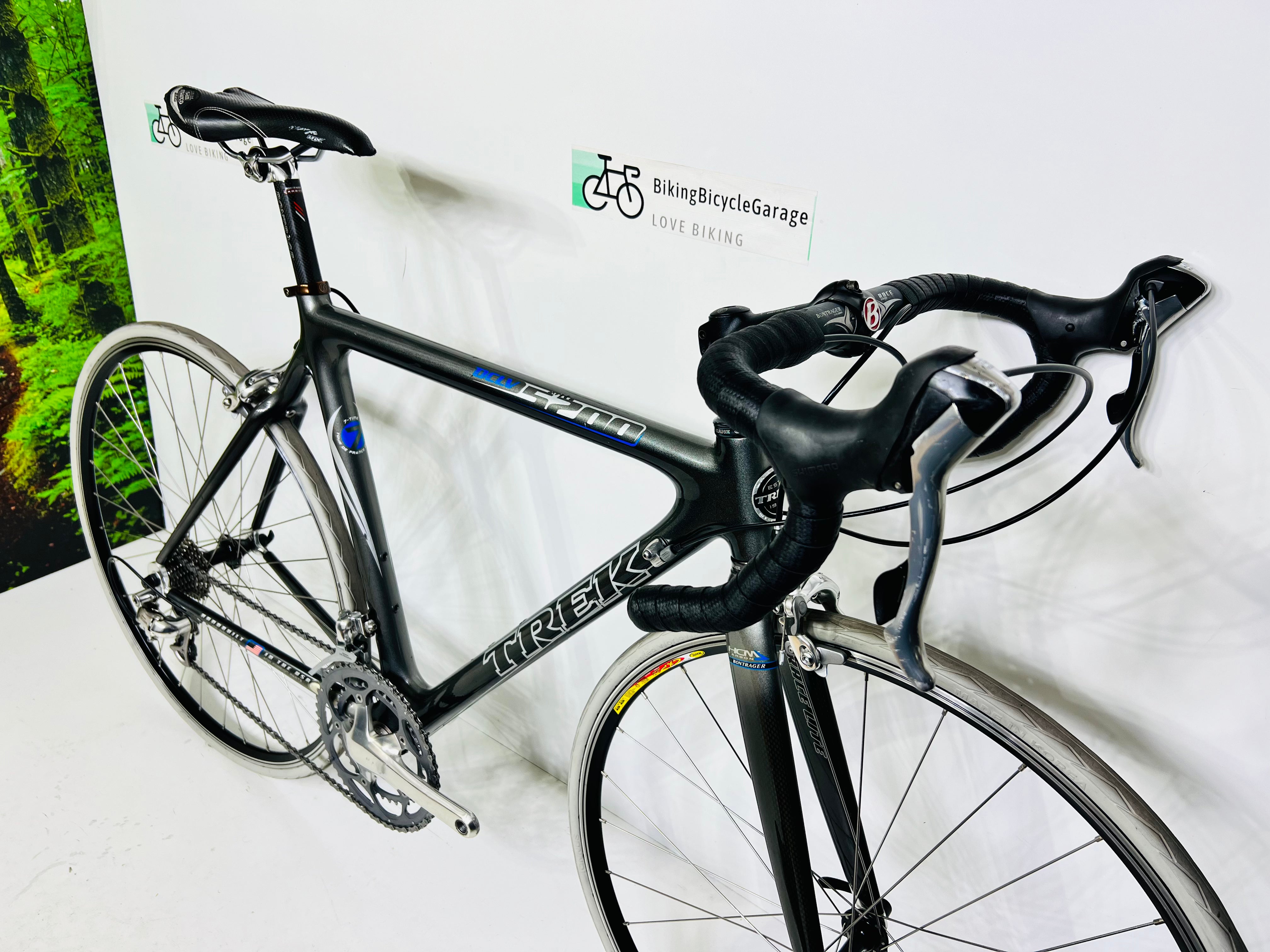 Trek 5200 Carbon Fiber Road Bike- 54 cm – BikingBicycleGarage