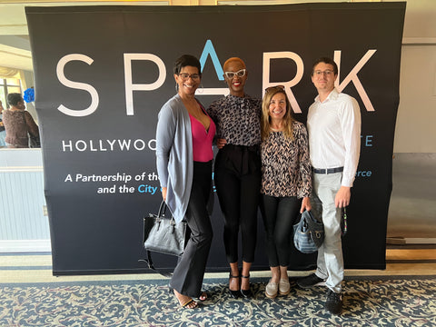 Hollywood Fastrac Classmate support Local DJ Shelly Rockstar in Hollywood Spark Pitch Competition