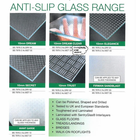 Anti Slip Glass Range