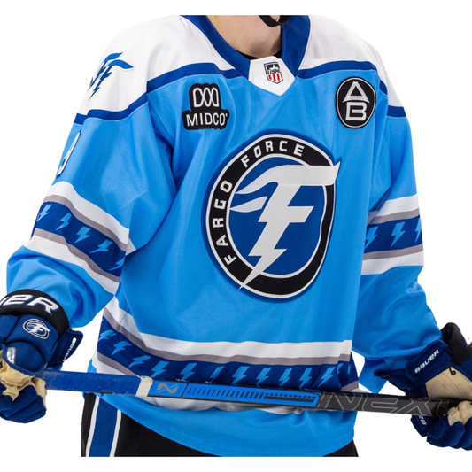 Game Worn & Player Signed WHITE Jersey – Fargo Force Team Store