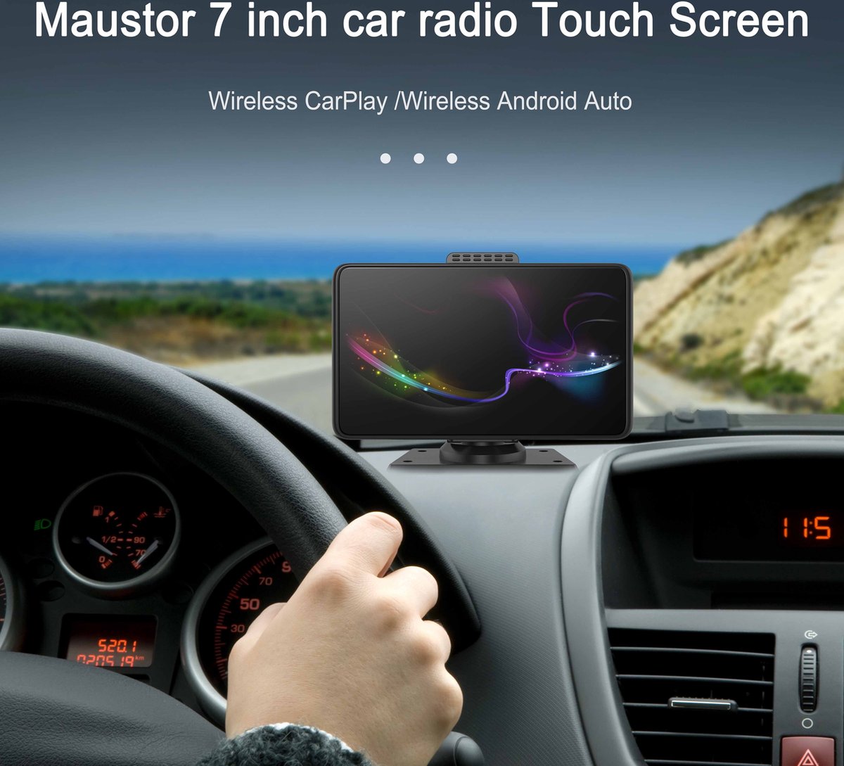 steek aflevering doolhof Navigatiesysteem 7 inch met dashcam en rearcam - 2023 - Apple Carplay –  Ossora