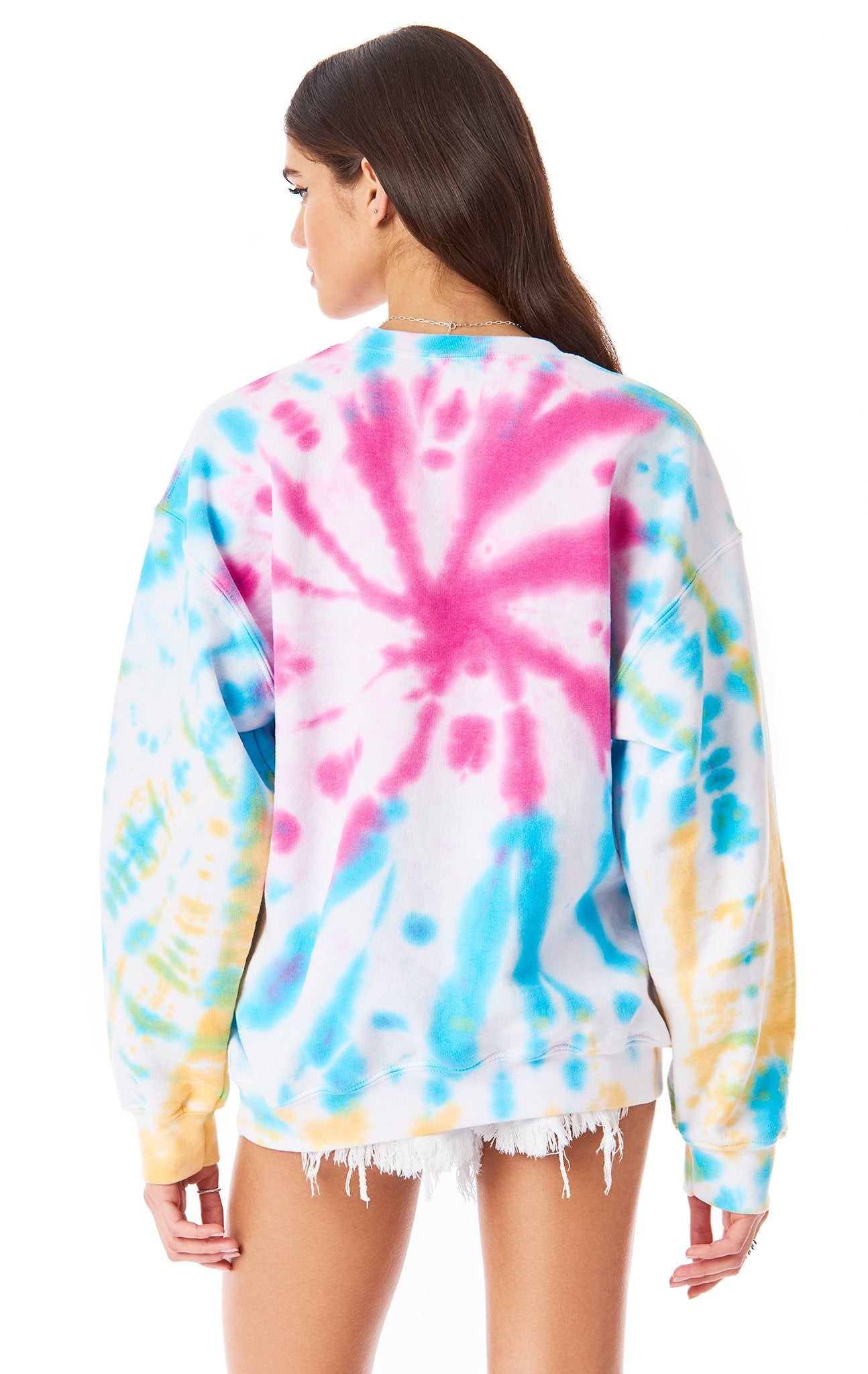 FIREWORK TIE DYE PULLOVER