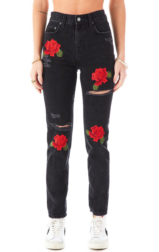 ALEXANDER ROSE EMBROIDERED Carmar Denim