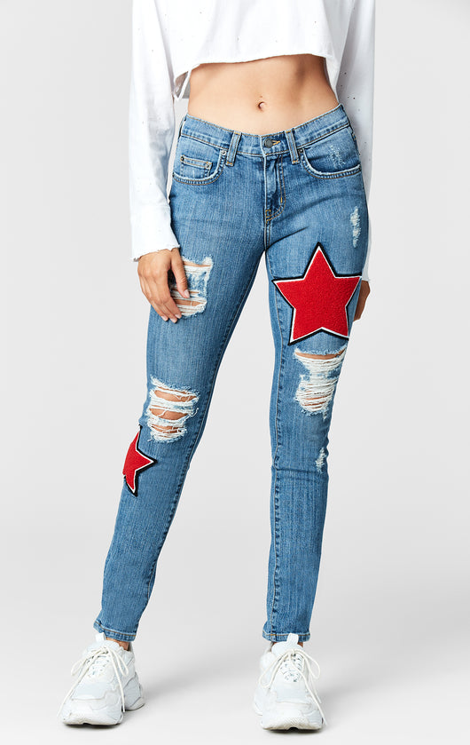 levi's tapered mom jeans