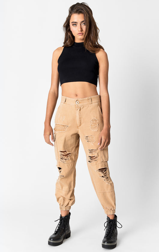 carmar denim cargo pants