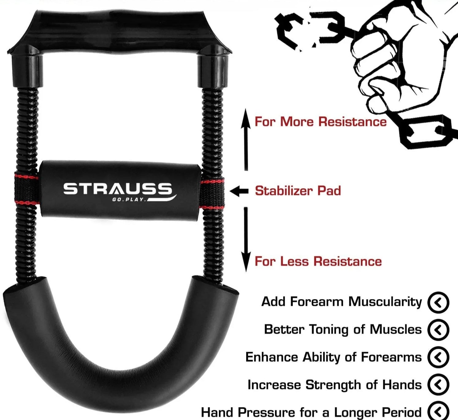 Forearm and Wrist Strengthener Build & Features