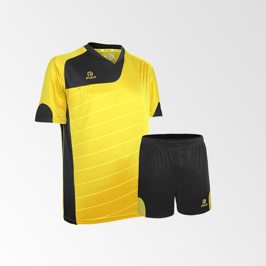 Camiseta de Futbol y Short Modelo Watford Celeste Negro Blanco – Tienda Four