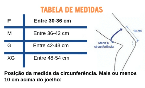 Rodillera de compresión ortopédica