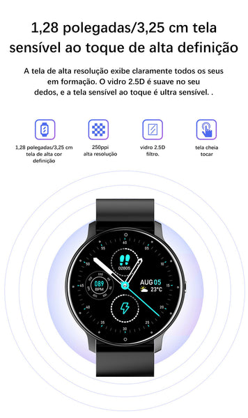 SmartWatch LIGE Sport - Smartwatch Com Monitor De Sono