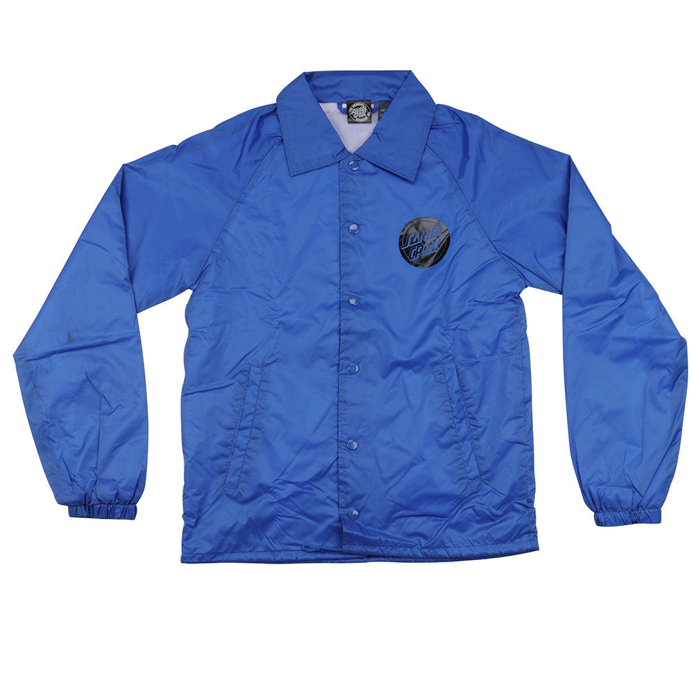 Santa Cruz Hand Coach Hooded Windbreaker Men's Jacket - Royal Blue ...