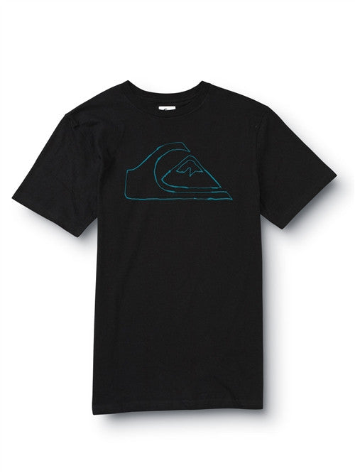 black quiksilver t shirt