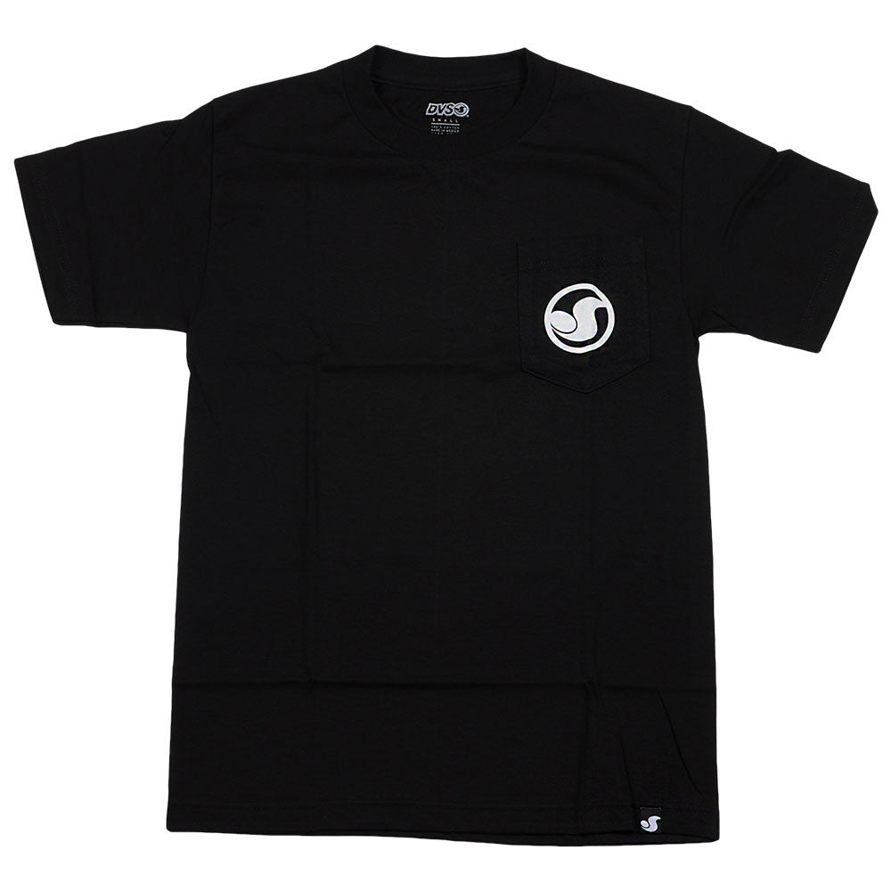 Dvs Icon Pocket Mens T Shirt Black Skateamerica