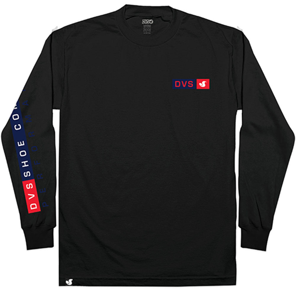 DVS Perform L/S Men's T-Shirt - Black 001 – SkateAmerica