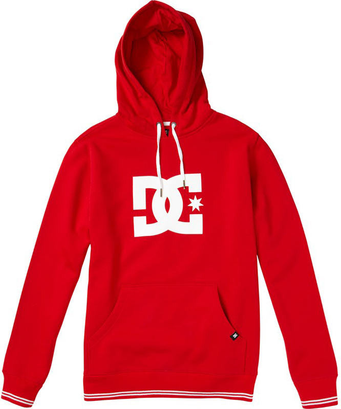 red dc hoodie