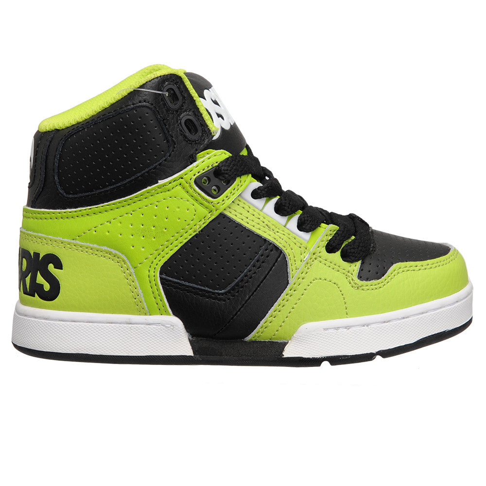 Osiris NYC 83 Boy's Skateboard Shoes - Lime/White – SkateAmerica