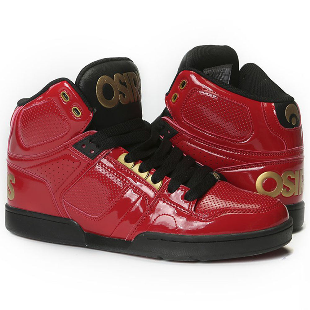 black and red osiris shoes