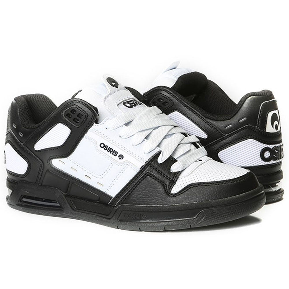 black and white osiris shoes