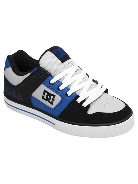 dc shoes blue and black