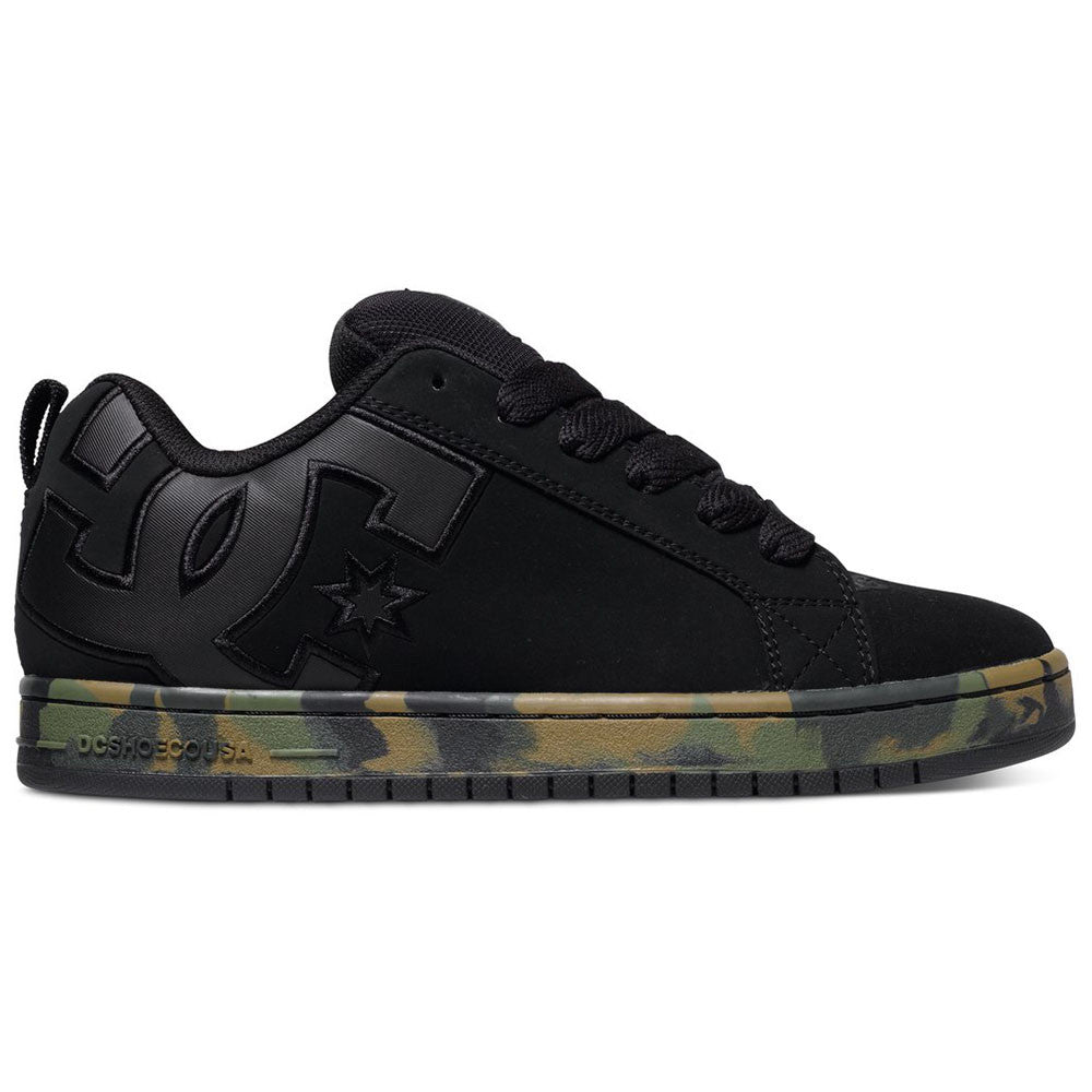 black camouflage shoes
