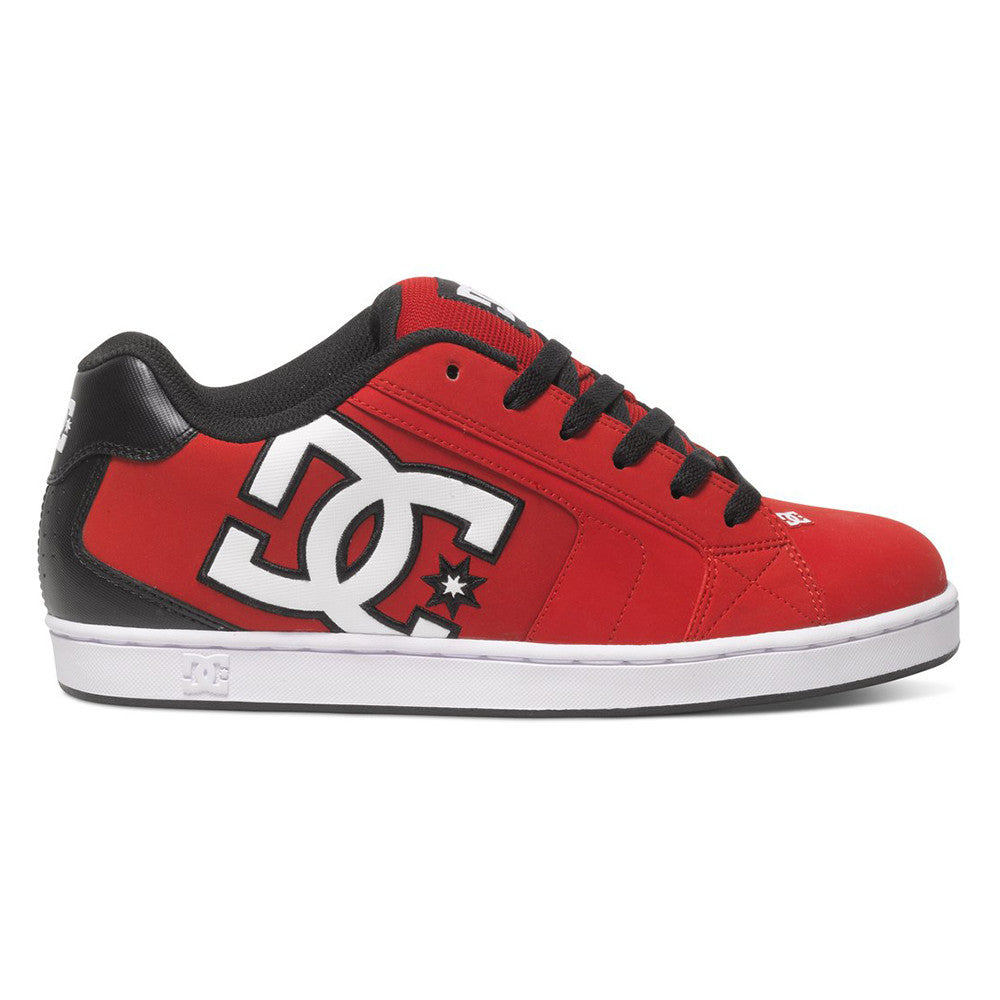 dc red sneakers