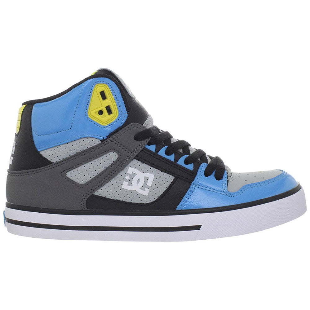 DC Spartan High WC Men's Skateboard Shoes - Black/Armor/Turquoise (KRQ ...