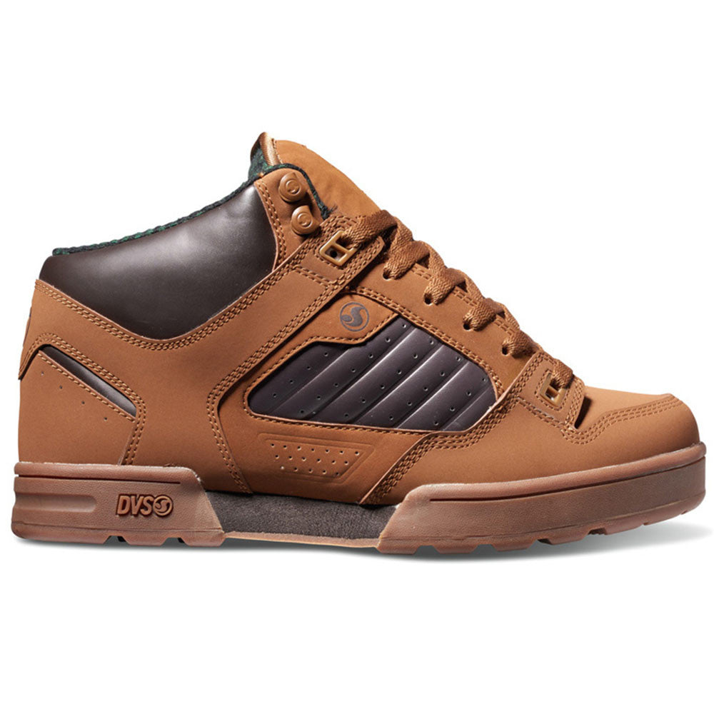 DVS Militia Boot Men's Skateboard Shoes - Brown/Gum 213 – SkateAmerica