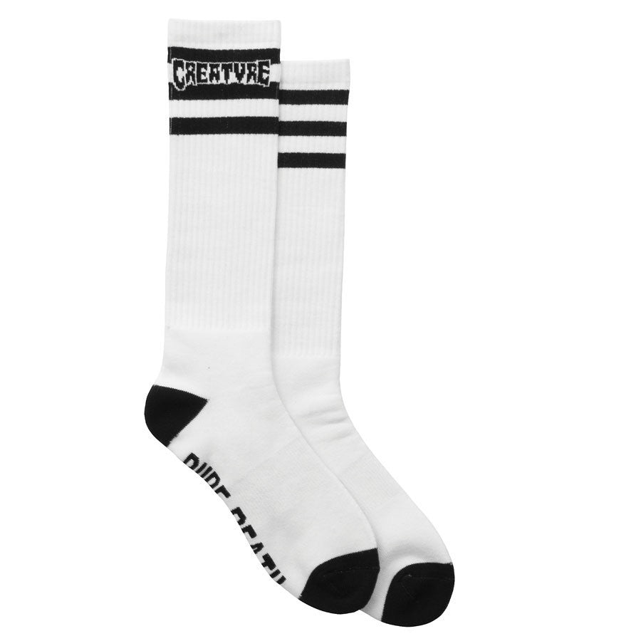 Creature Pure Death Men's Socks - White (2 Pairs) – SkateAmerica