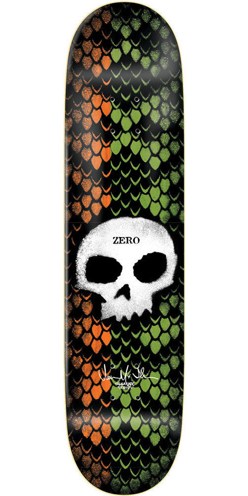 Zero Jamie Thomas Sig Skull Stencil Skateboard Deck - Assorted - 8.25 ...