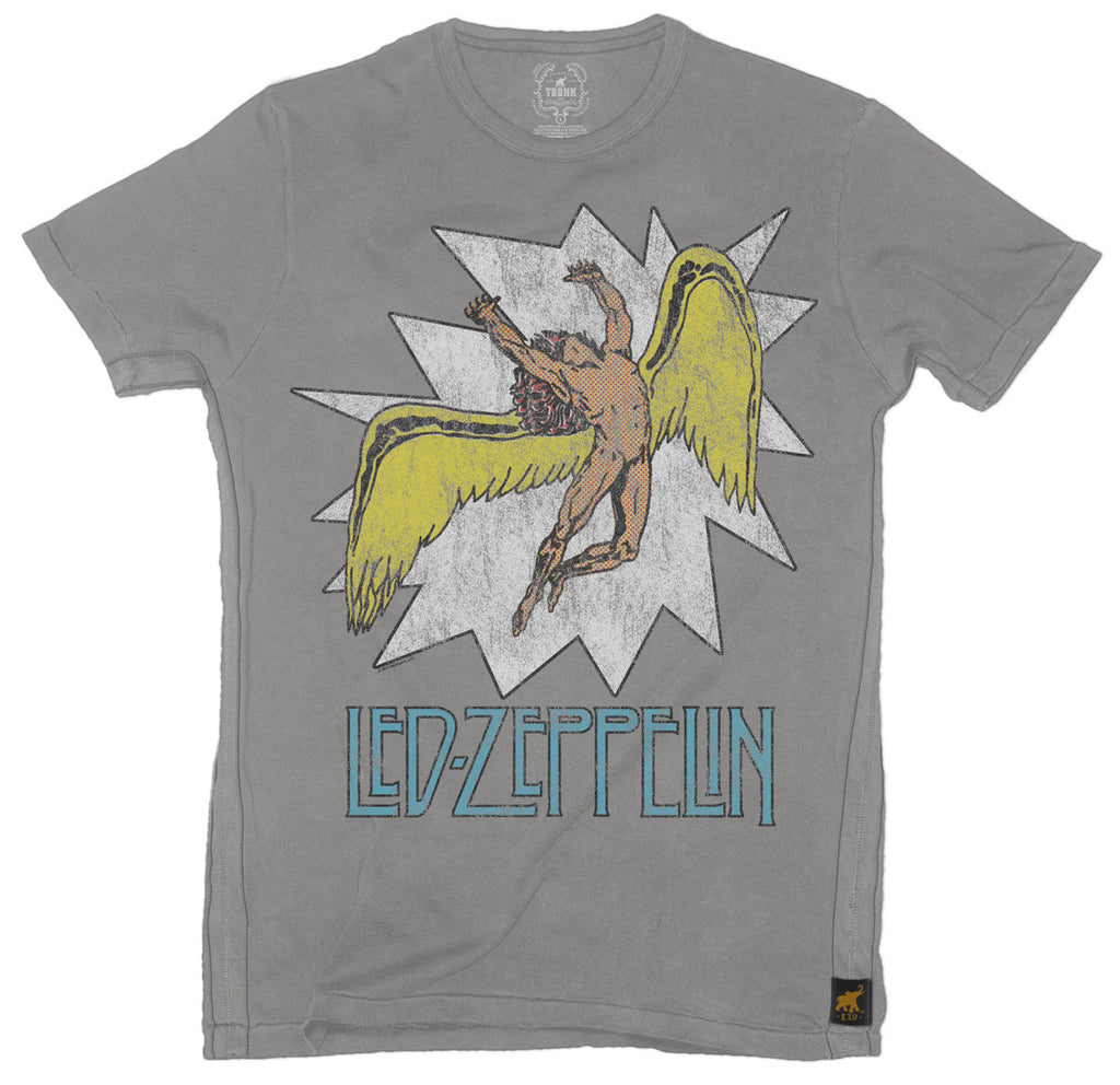grey led zeppelin t-shirt