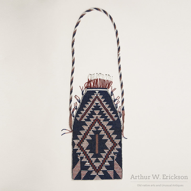 Pit River Loom Beaded Bag