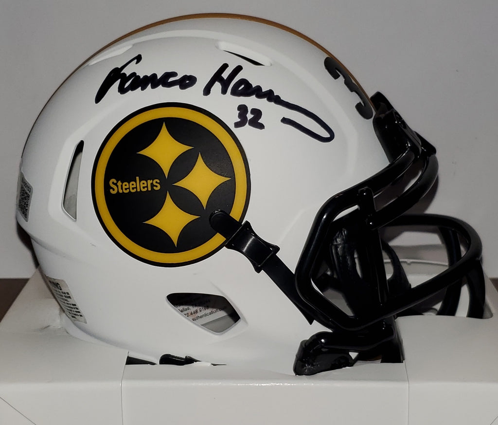 Franco Harris Signed Steelers Full-Size Eclipse Alternate Helmet Inscribed  HOF 90 (Beckett Hologram) (See Description)