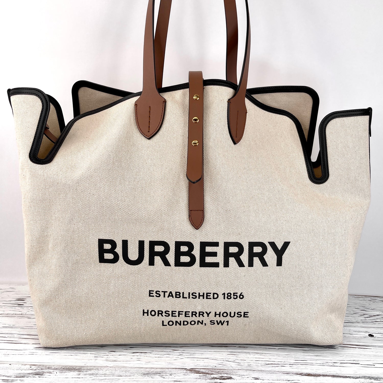 burberry open tote