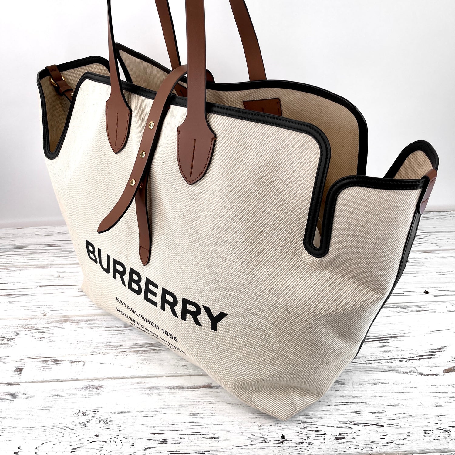 burberry open tote